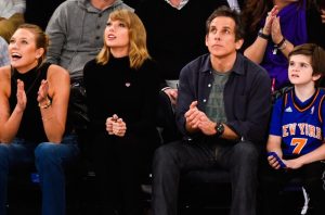 Travis Kelce, Ben Stiller Plan Taylor Swift Knicks Game Hangout: Watch