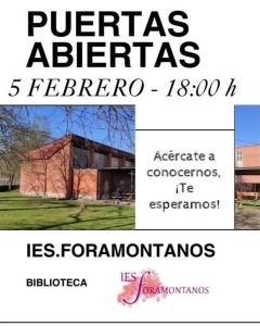 @foramontanos jornada de Puertas abiertas