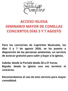 El Ayuntamiento de Comillas nos hace llegar esta información para todas las pers…