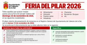 Cabezón de la Sal abre el plazo para solicitar puestos en la Feria del Pilar 202…
