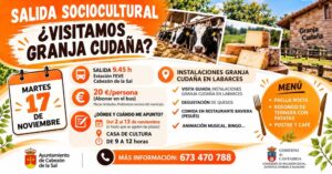 Cabezón de la Sal organiza una excursión a Granja Cudaña con visita guiada, gast…