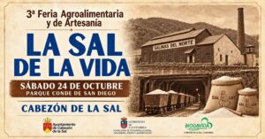 Cabezón de la Sal celebrará el 24 de octubre la tercera Feria «La Sal de la Vida…