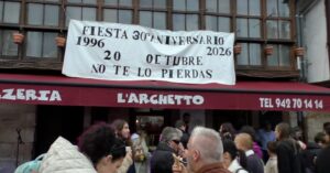 La Pizzería L’Archetto celebra 30 años de historia con Luciano y José al frente …